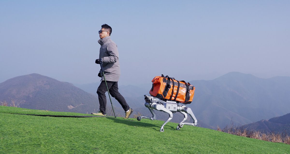 Система ISS 3.0 с 4D LiDAR на роботе Unitree AS2