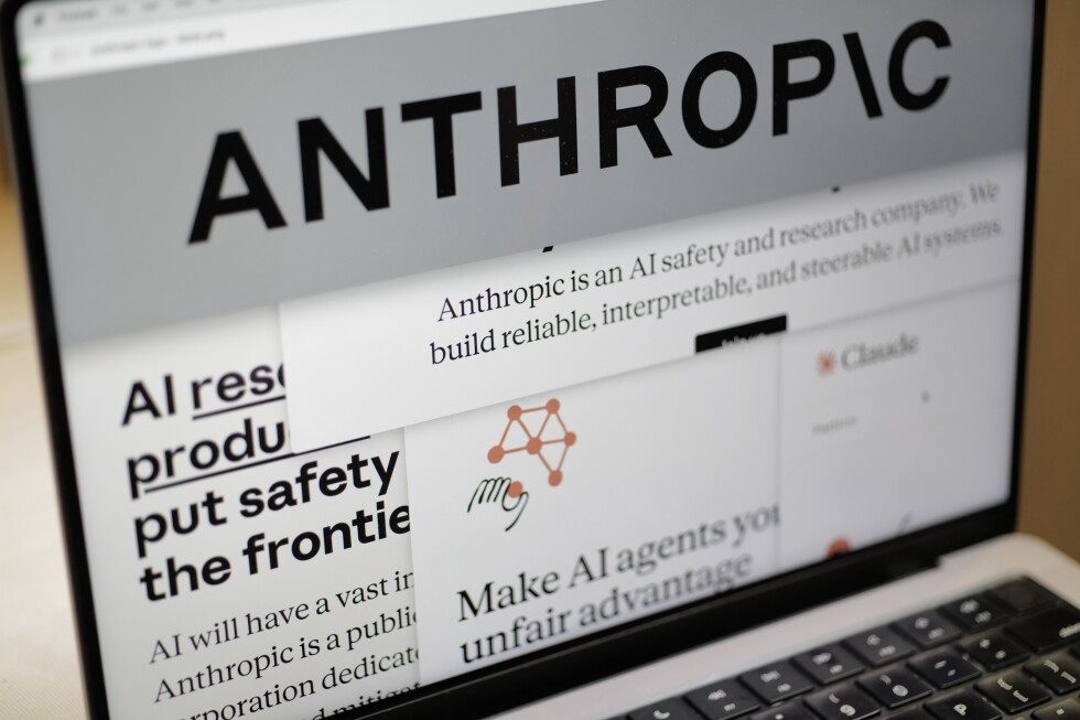 Anthropic headquarters and logo