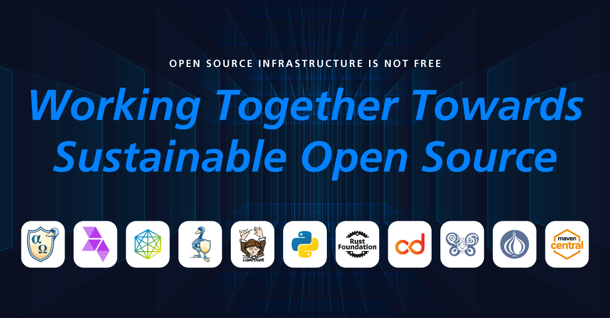 Обложка открытого письма OpenSSF о устойчивом управлении open source инфраструктурой