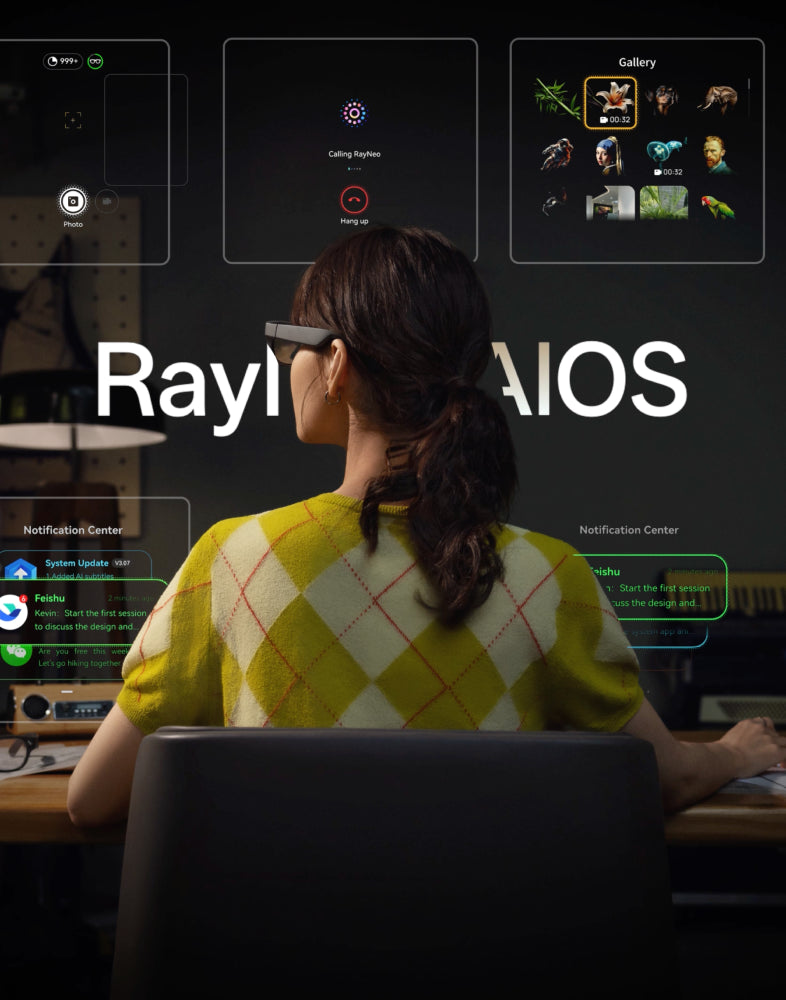 RayNeo AIOS 3D интерфейс